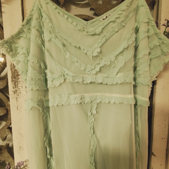 Fairy Mint green Vintage dress - Picture 3 of 3